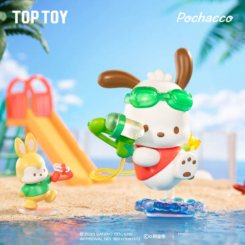 Pochacco holiday beach series toy pvc