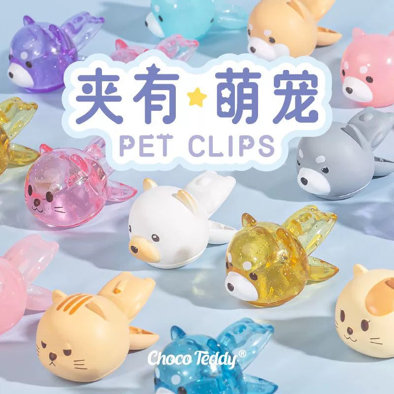 Choco Pet Clips series toy pvc