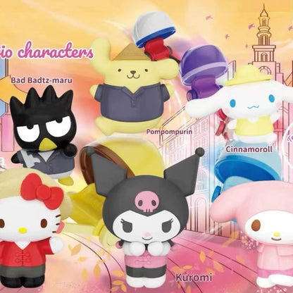 sanrio characters rickshaw series toy pvc