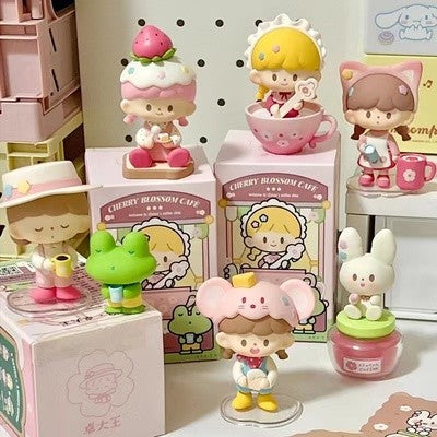 zzoton cherry blossom cafe series toy pvc