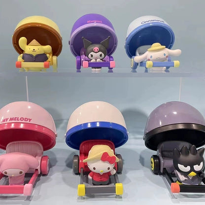 sanrio characters rickshaw series toy pvc