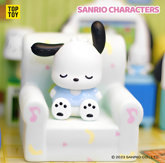 sanrio sitting dolls series toy pvc