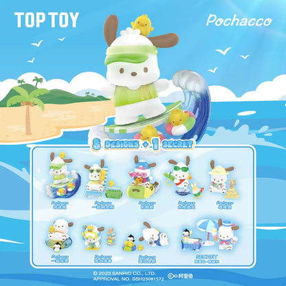 Pochacco holiday beach series toy pvc