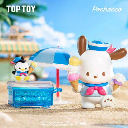 Pochacco holiday beach series toy pvc