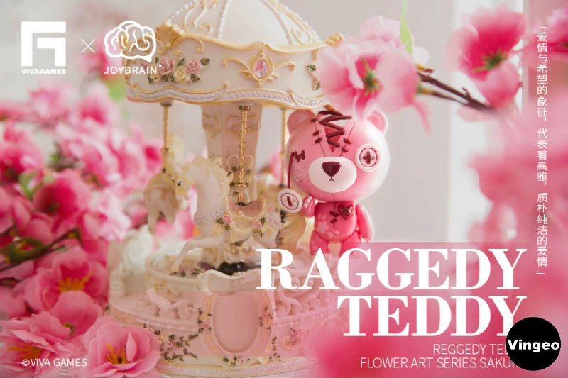 REGGEDY TEDDY Flower Art series toy pvc