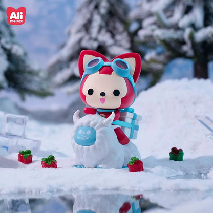 Ali the fox Snow Flakes series toy pvc