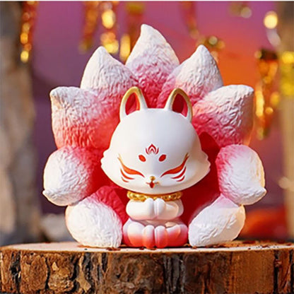 Ancient Nine Foxes-auspicious series toy pvc