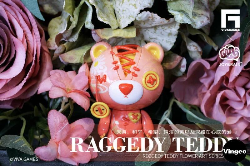 REGGEDY TEDDY Flower Art series toy pvc