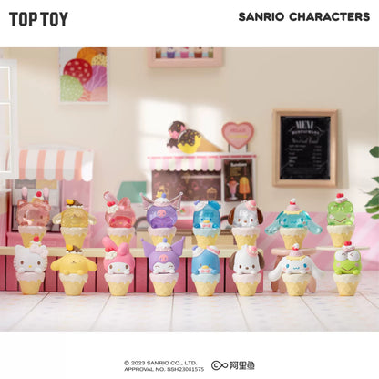 sanrio mini ice cream series toy pvc