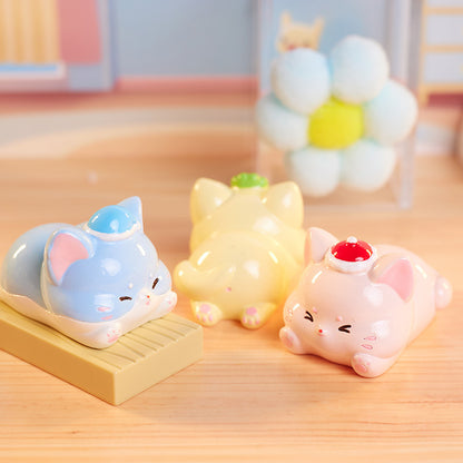 Cat Party mini beans series toy pvc