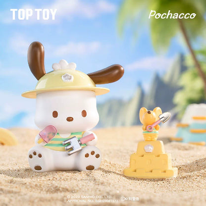 Pochacco holiday beach series toy pvc