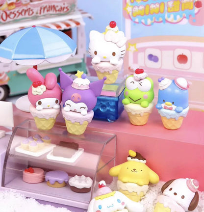 sanrio mini ice cream series toy pvc