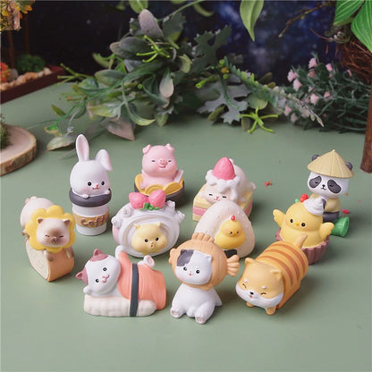 【B1G1】The expression of lovely food series toy pvc