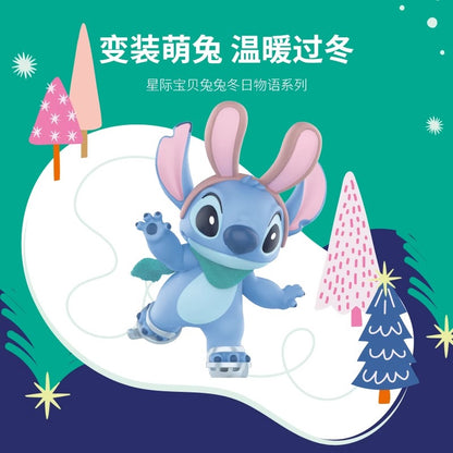 stitch bunny winter story series toy pvc