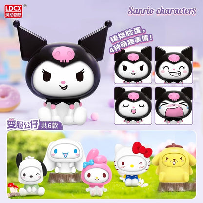 sanrio change face series toy pvc