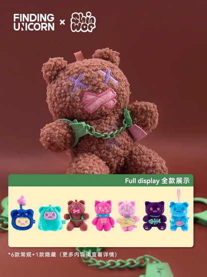 shinwoo plush baddy bear town series toy pvc