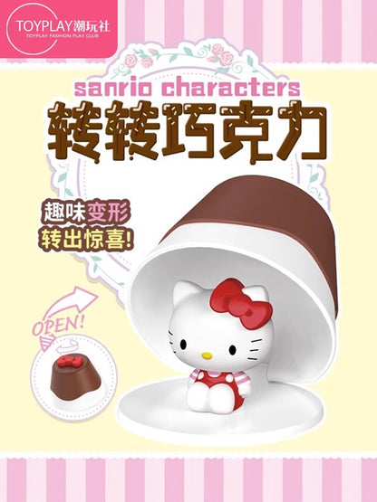 sanrio characters chocolate series toy pvc