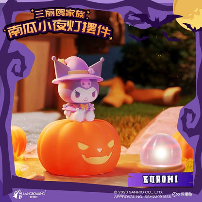 sanrio characters pumpkin light series toy pvc