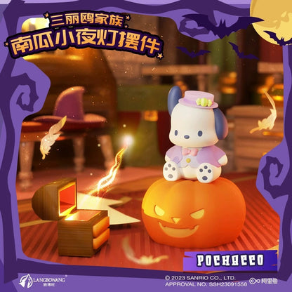 sanrio characters pumpkin light series toy pvc